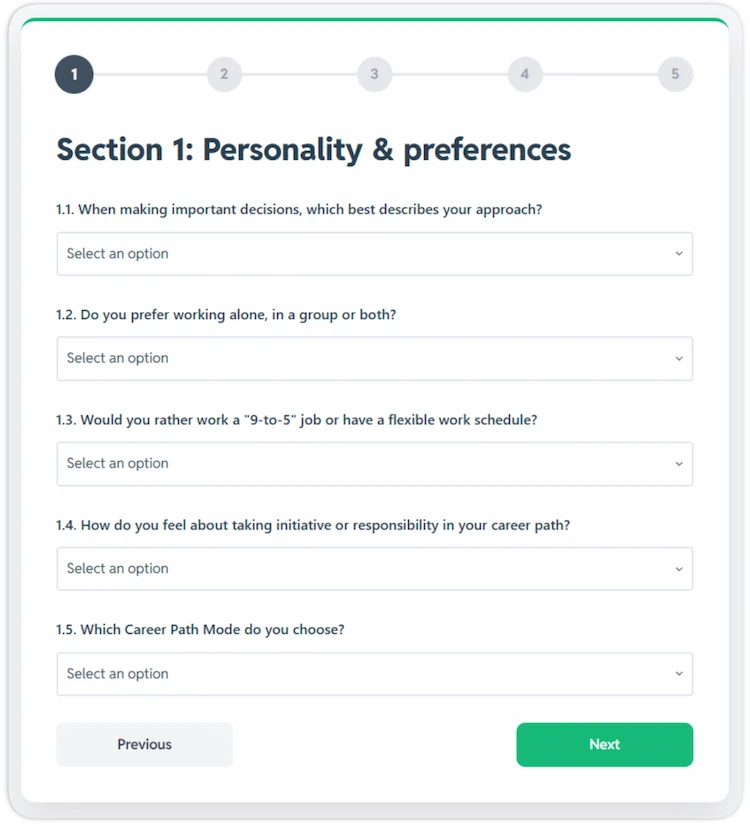CareerSeeker AI Pro quiz