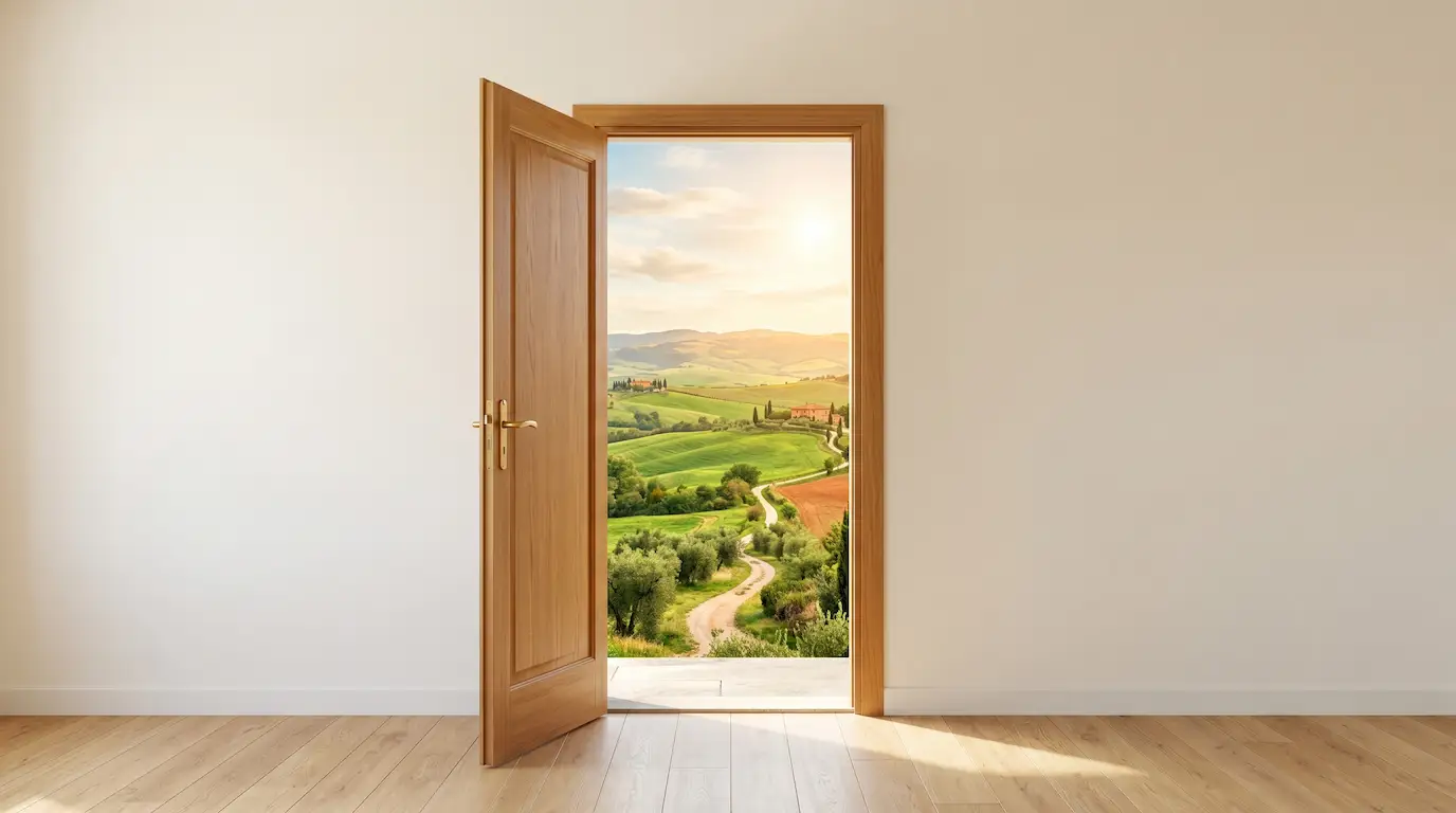 A door, representing the jobs you've never heard of waiting to be discovered.