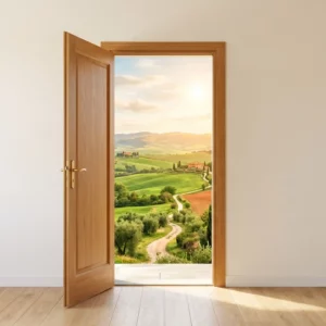 A door, representing the jobs you've never heard of waiting to be discovered.
